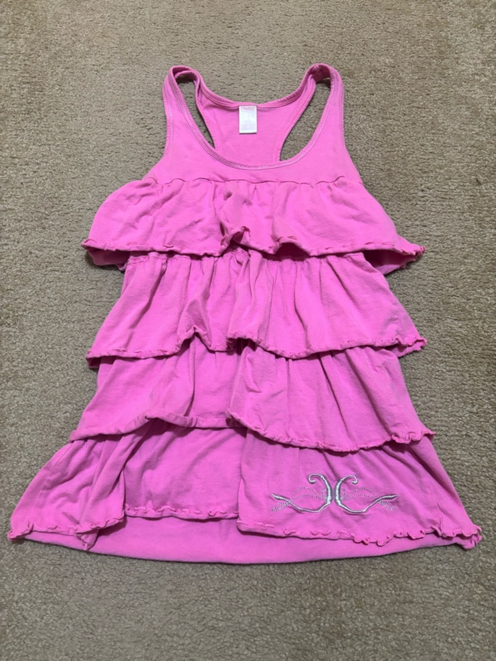 Candies Pink/Purple Tiered Tank small